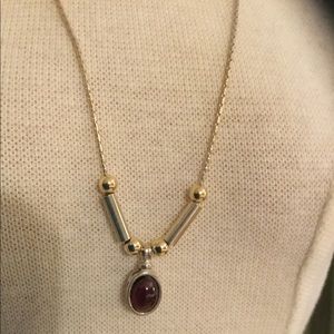 Sterling Silver & Gemstone Necklace